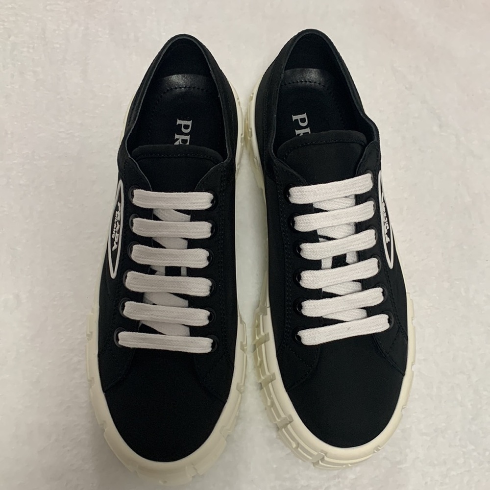 Prada Black and White Sneakers - Picture 5 of 5